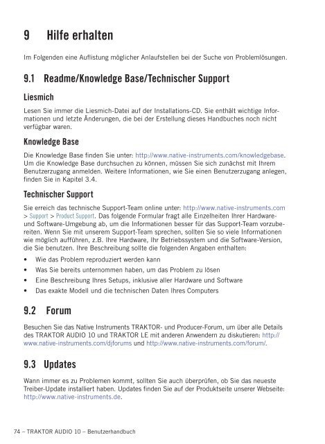 Traktor Audio 10 Manual German - Dj-technik.de