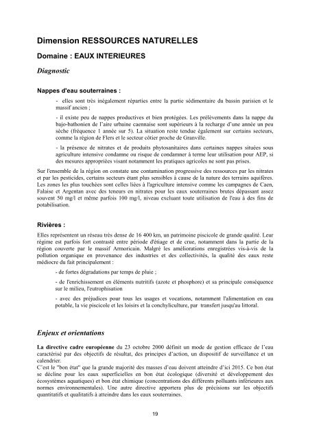 Profil rÃ©gional environnemental 2006 - DREAL Basse-Normandie