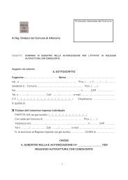 Subentro Autorizzazione Noleggio Con Conducente - Comune di ...