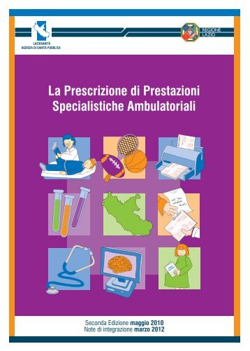 La Prescrizione di Prestazioni Specialistiche Ambulatoriali