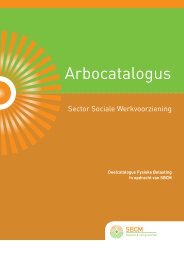 Fysieke Belasting - Arbocatalogus SW