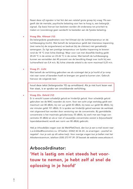 WerkplekCheck Zorg (Arbo GGZ) (pdf)