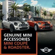 genuine mini accessories MINI coupÃ© & Roadster.