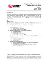 Avnet - Using Serial Flash on the Xilinx Spartan-3E Starter Board