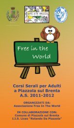 Corsi per Adulti - Comune di Piazzola sul Brenta