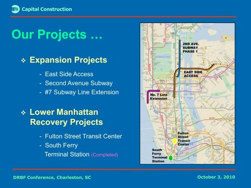 MTA Capital Construction - Dispute Resolution Board Foundation