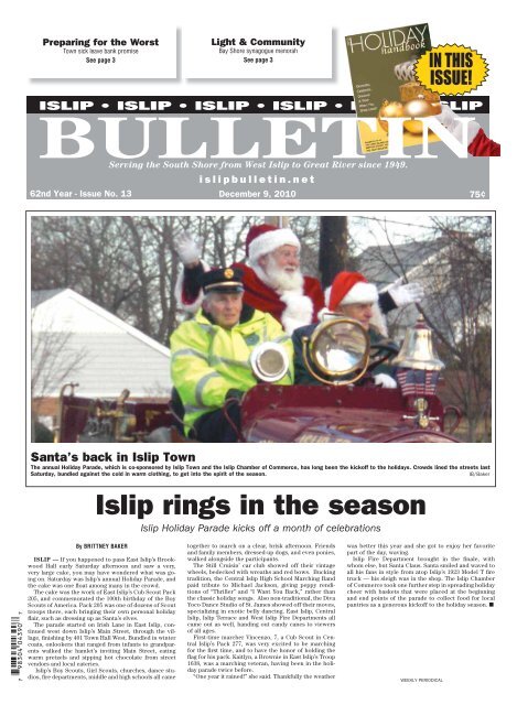 Islip rings in the season - Islip Bulletin