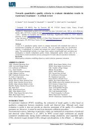 Towards quantitative quality criteria to evaluate simulation results in ...