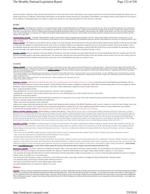 Page 1 of 330 The Monthly National Legislation Report 7/5/2010 ...