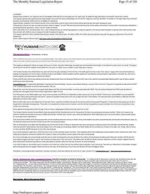 Page 1 of 330 The Monthly National Legislation Report 7/5/2010 ...