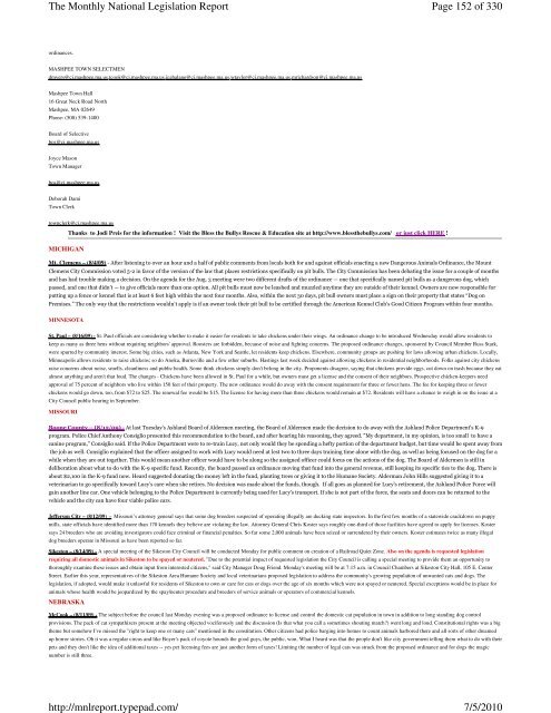 Page 1 of 330 The Monthly National Legislation Report 7/5/2010 ...