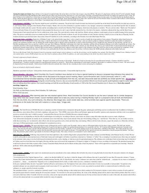 Page 1 of 330 The Monthly National Legislation Report 7/5/2010 ...