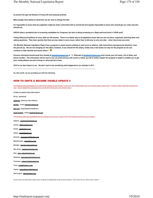 Page 1 of 330 The Monthly National Legislation Report 7/5/2010 ...