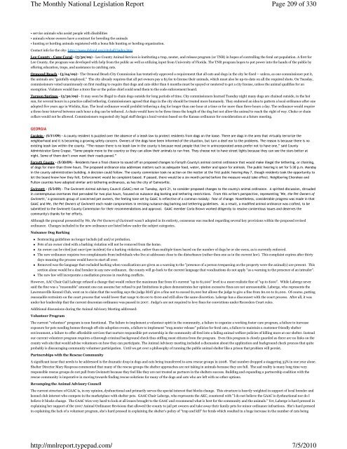 Page 1 of 330 The Monthly National Legislation Report 7/5/2010 ...