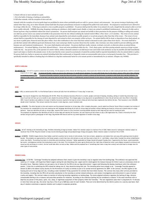 Page 1 of 330 The Monthly National Legislation Report 7/5/2010 ...