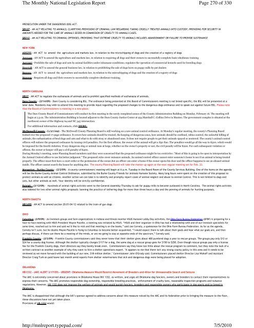 Page 1 of 330 The Monthly National Legislation Report 7/5/2010 ...