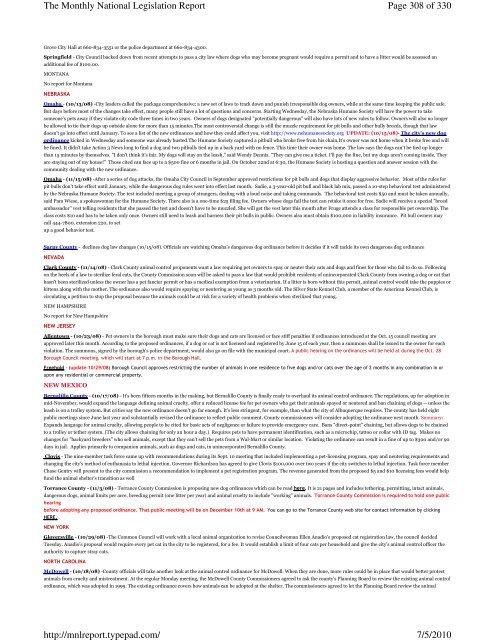 Page 1 of 330 The Monthly National Legislation Report 7/5/2010 ...