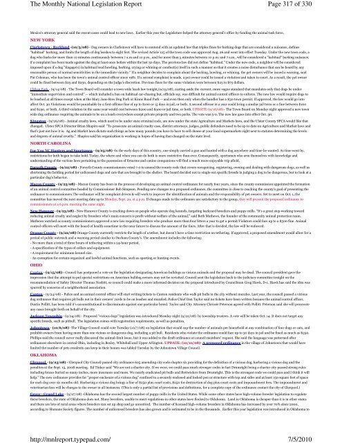 Page 1 of 330 The Monthly National Legislation Report 7/5/2010 ...