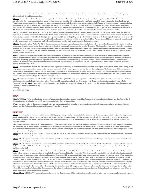 Page 1 of 330 The Monthly National Legislation Report 7/5/2010 ...