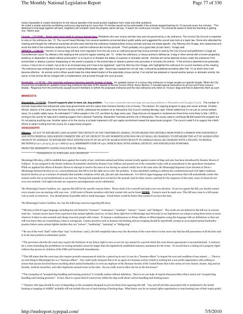 Page 1 of 330 The Monthly National Legislation Report 7/5/2010 ...