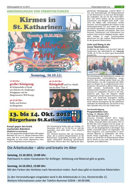 Ausgabe Nr. 41 vom 10.10.2012 - Verbandsgemeindeverwaltung ...