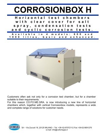 Brochure for Corrosionbox - ATI Corp