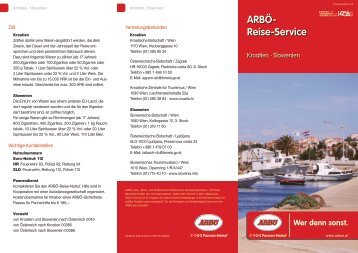 ARBÃ–- Reise-Service