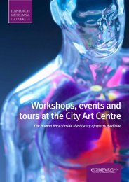 Workshops, events and tours at the City Art Centre - Edinburgh ...
