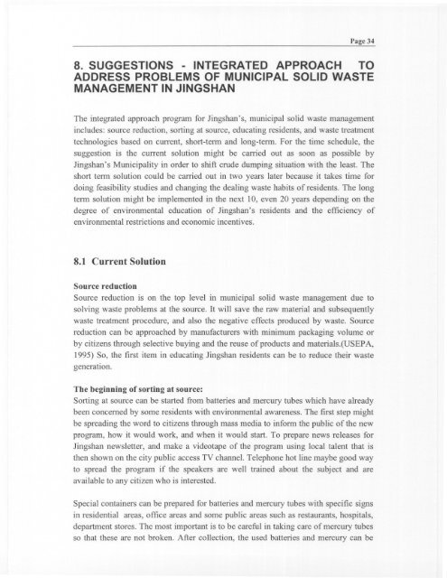a case study of municipal solid waste management in the ... - lumes