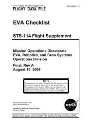 EVA Checklist - NASA