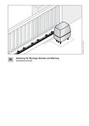 Schiebetor-Antrieb PORTRONIC S4000 (PDF) - EcoStar