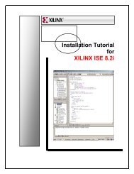 Installing XILINX ISE 8.2i - Digital Logic Design - Oklahoma State ...