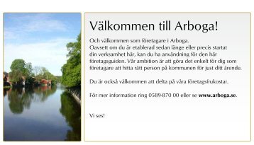 arbetsmarknads- enheten (ame) - Arboga kommun