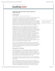Directory of Arts Activism - Dark Matter Archives