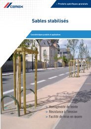 Produits stabilisÃ©s - Cemex