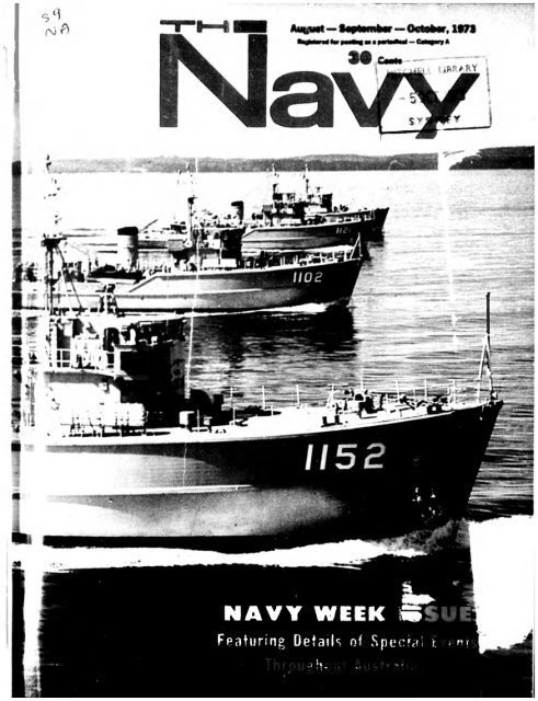 The Navy Vol 35 Part2 1973 Aug Sep Oct Nov Dec1973 Jan 1974