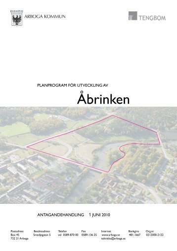 Planprogram (pdf 3,15 MB, nytt fönster) - Arboga kommun