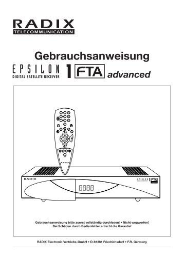 Epsilon 1 FTA - Radix