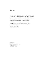 Debian GNU/Linux in der Praxis - Familie Alex, Weingarten