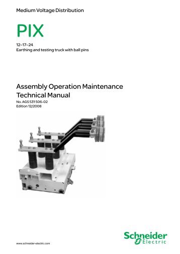 Assembly Operation Maintenance Technical Manual - Schneider