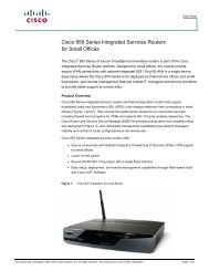 Cisco 1941 Series Integrated Services Routers - BelkaShop