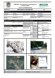 MONOGRAFIA PIEZOMETRO - Regione Liguria