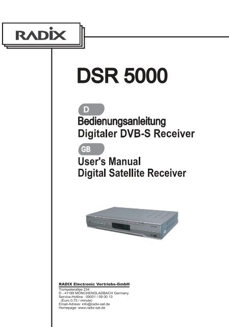 DSR-5000 - Radix