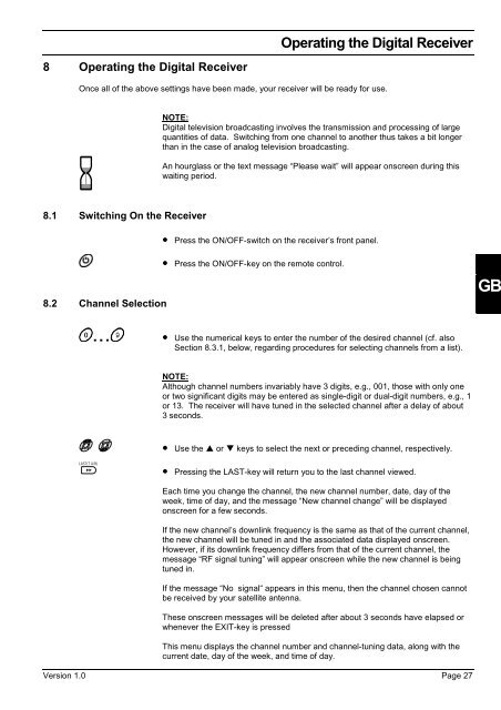 Setting Up and Programming the Digital Receiver - Radix