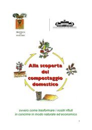 Alla scoperta del compostaggio domestico - Provincia di Bergamo