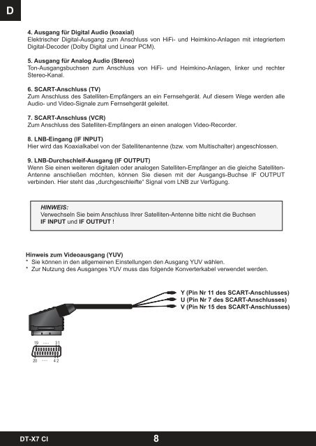 DT-X7 CI - Radix