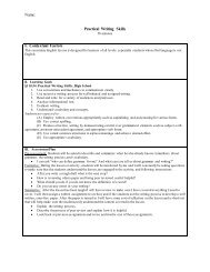 Lesson Plan - St. Edwards University