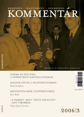 KommentÃ¡r 2006/3. szÃ¡m (pdf)