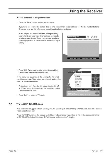 GB Programming the Receiver - Radix