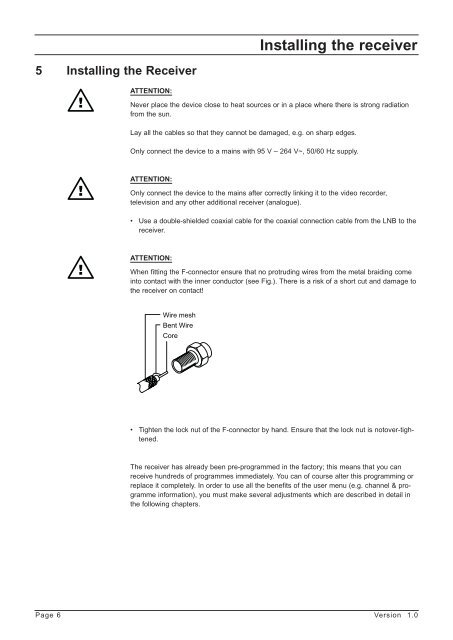 GB Programming the Receiver - Radix